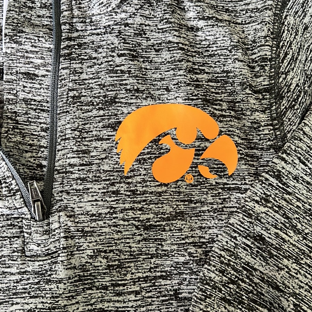 Iowa Hawkeyes base layer pullover mock half zip - Picture 3 of 3